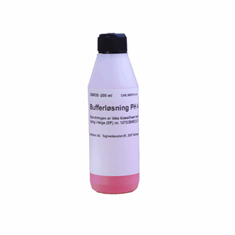Bufferløsning , Ph 4, 200 ml