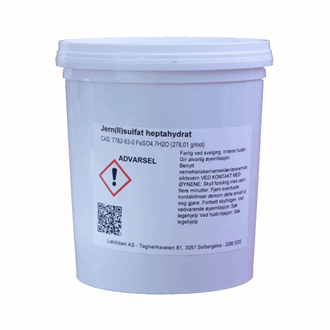 Jern(II)sulfat heptahydrat, teknisk, 250g