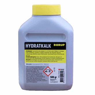 Kalsiumhydroksid, hydratkalk, 500 g