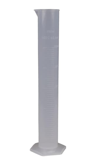 Målesylinder hardplast 250 ml