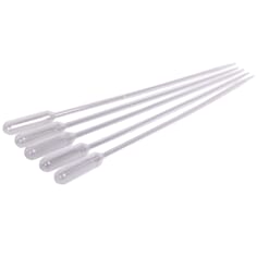 Pipette i plast, lang, 1,5 ml, 50 stk