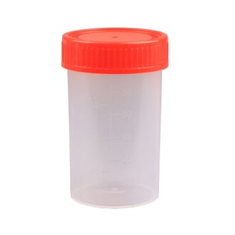 Plastbeger med skrulokk, 50 ml, 20 stk