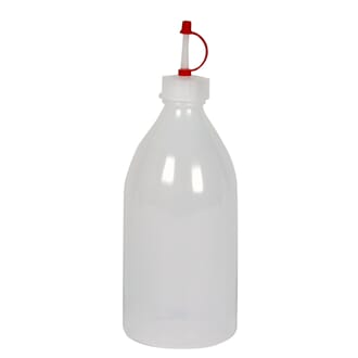 Pipetteflaske i plast, 500 ml