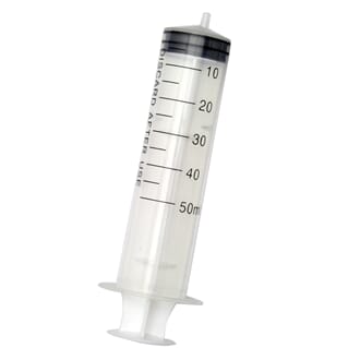 Engangssprøyte plast 50 ml, pk a 10