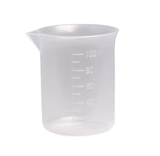 Begerglass i plast 100 ml