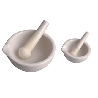 Morter m/ pistill, 60 mm