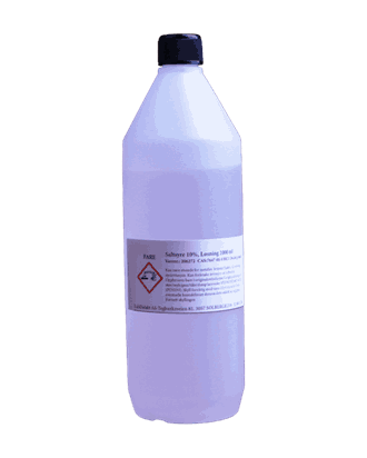 Saltsyre 10%, Løsning 1000 ml