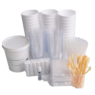 Leppepomadesett med 36 hylser, 36 elever