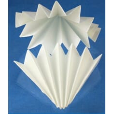 Foldefilterpapir, Ø 150 mm, 100 stk
