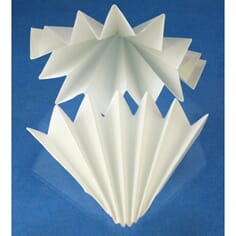 Foldefilterpapir, Ø 185 mm, 100 stk