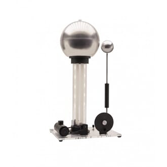 Båndgenerator m/ motor, håndsveiv og utladerkule