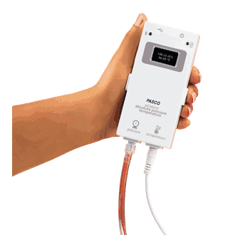 Absolutt trykk- og temperatursensor med display, trådløs