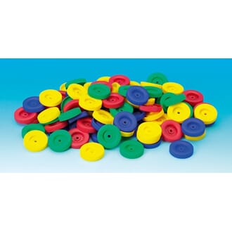 Hjul til 4 mm aksler, 100 stk