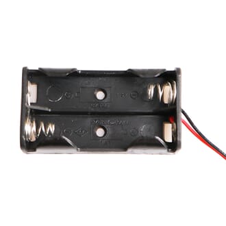 Batteriholder for AA-batteri, dobbel, 10 stk