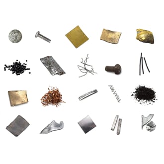 Materialsett, 20 metaller