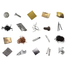 Materialsett, 20 forskjellige metaller I praktisk oppbevarin