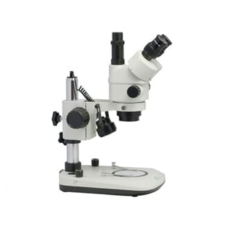 Stereolupe med trinnløs forstørrelse, trinokulært